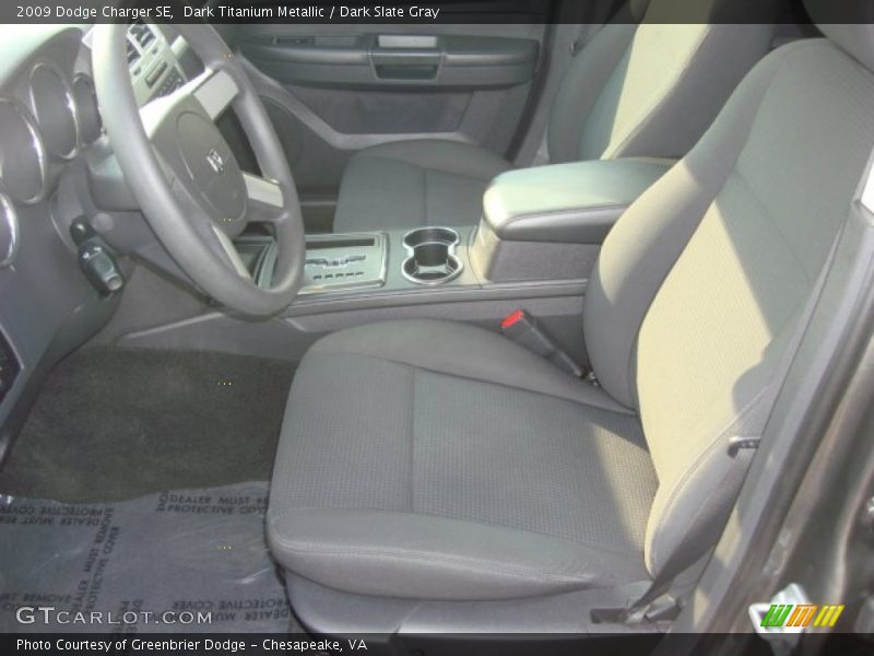 Dark Titanium Metallic / Dark Slate Gray 2009 Dodge Charger SE