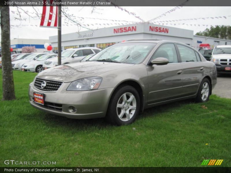 Polished Pewter Metallic / Charcoal 2006 Nissan Altima 2.5 SL