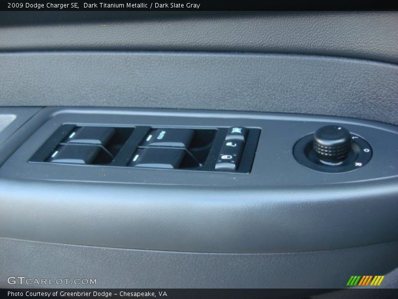 Dark Titanium Metallic / Dark Slate Gray 2009 Dodge Charger SE
