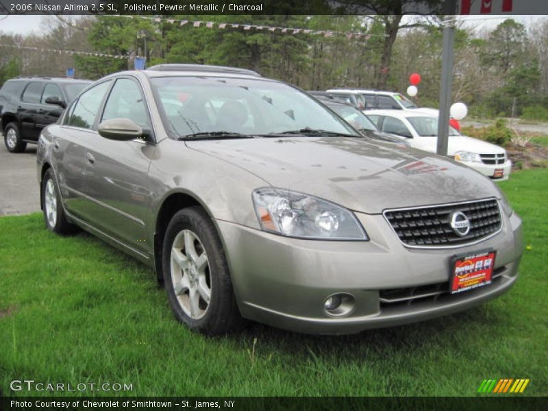 Polished Pewter Metallic / Charcoal 2006 Nissan Altima 2.5 SL