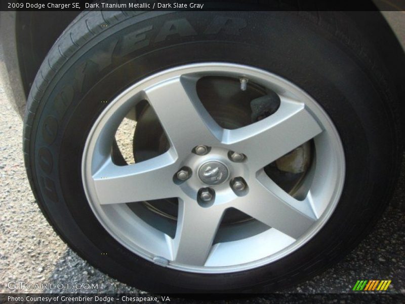 Dark Titanium Metallic / Dark Slate Gray 2009 Dodge Charger SE