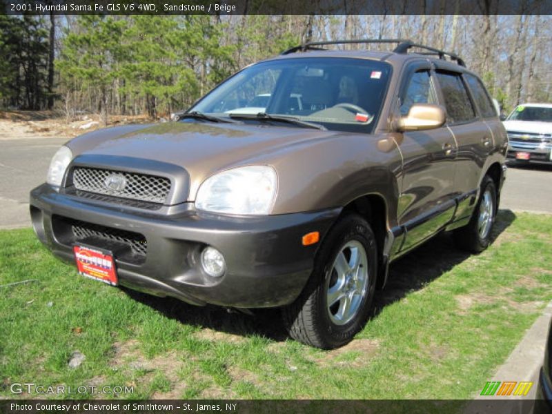 Sandstone / Beige 2001 Hyundai Santa Fe GLS V6 4WD