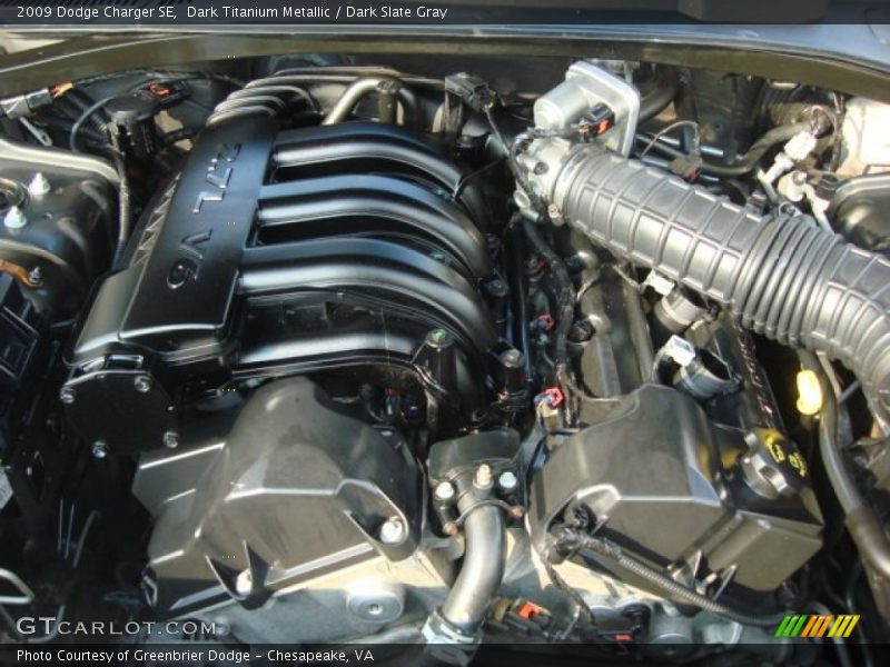 Dark Titanium Metallic / Dark Slate Gray 2009 Dodge Charger SE