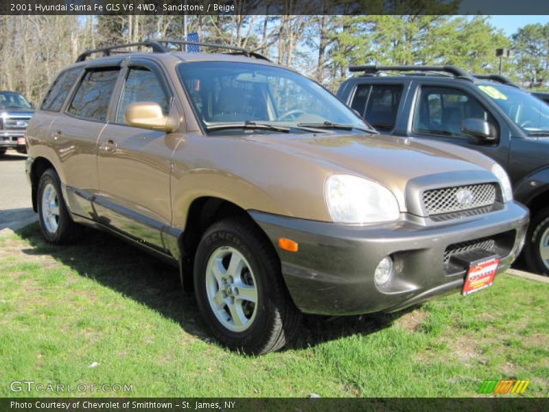 Sandstone / Beige 2001 Hyundai Santa Fe GLS V6 4WD