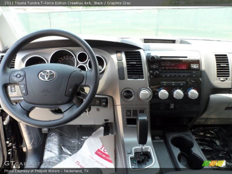 Dashboard of 2011 Tundra T-Force Edition CrewMax 4x4
