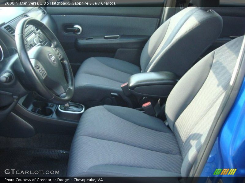 Sapphire Blue / Charcoal 2008 Nissan Versa 1.8 S Hatchback