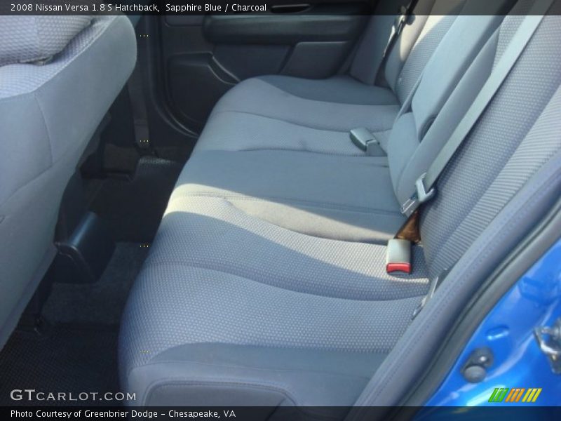 Sapphire Blue / Charcoal 2008 Nissan Versa 1.8 S Hatchback