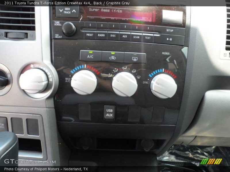 Black / Graphite Gray 2011 Toyota Tundra T-Force Edition CrewMax 4x4
