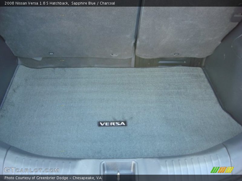 Sapphire Blue / Charcoal 2008 Nissan Versa 1.8 S Hatchback