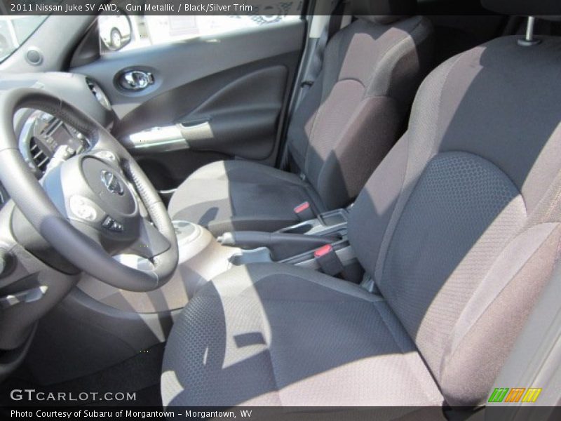 Gun Metallic / Black/Silver Trim 2011 Nissan Juke SV AWD