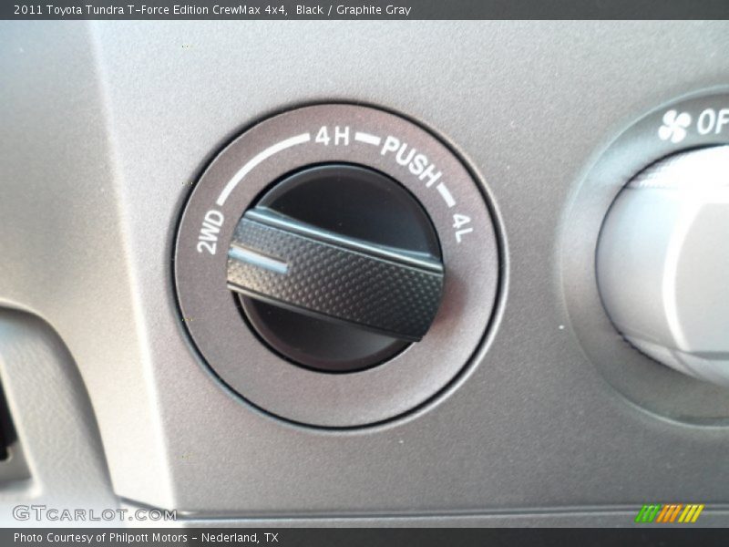 Controls of 2011 Tundra T-Force Edition CrewMax 4x4