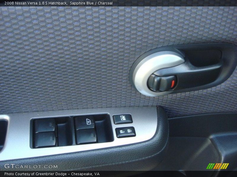 Sapphire Blue / Charcoal 2008 Nissan Versa 1.8 S Hatchback