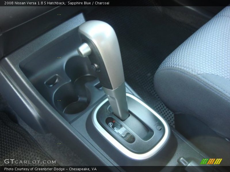 Sapphire Blue / Charcoal 2008 Nissan Versa 1.8 S Hatchback