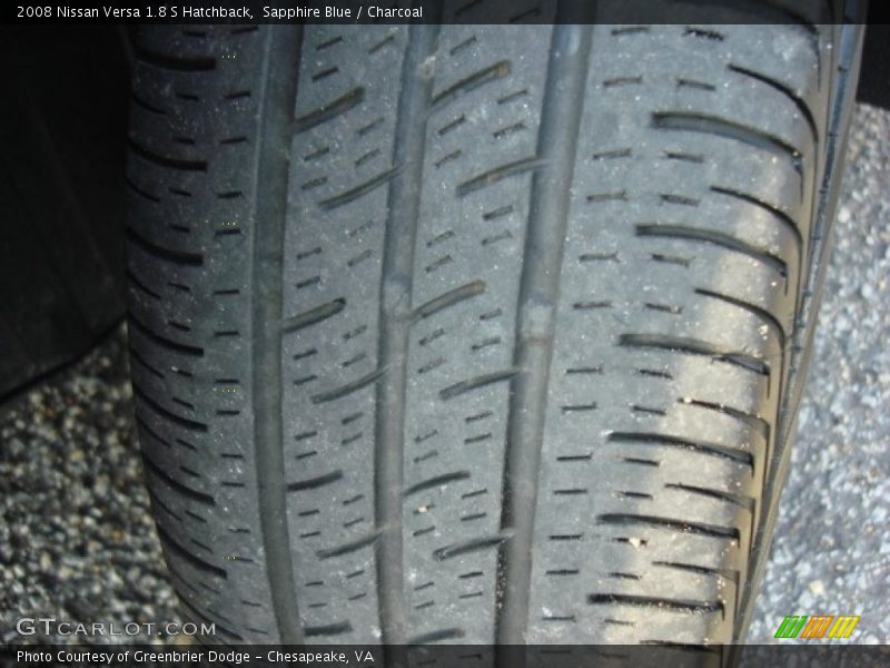 Sapphire Blue / Charcoal 2008 Nissan Versa 1.8 S Hatchback