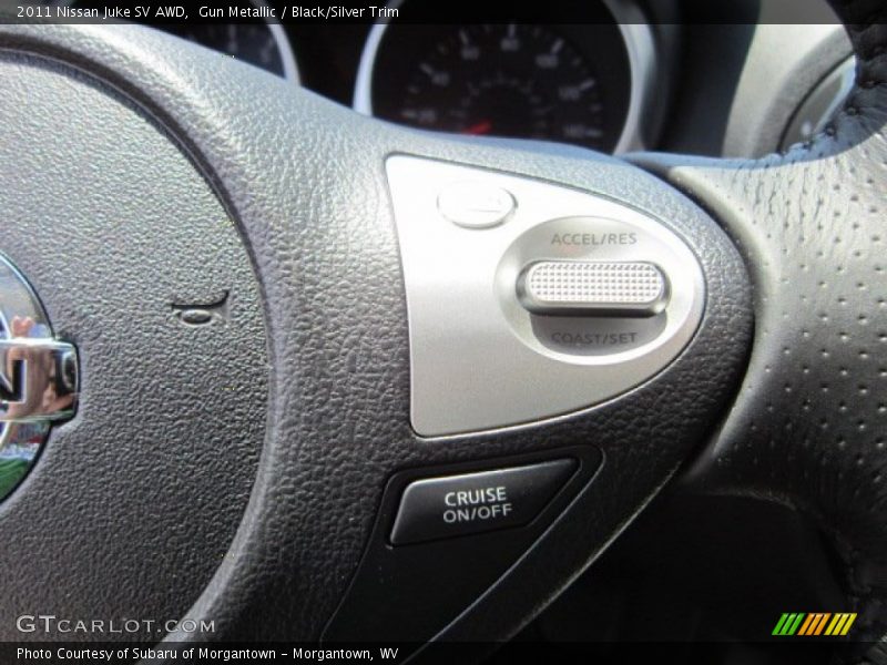 Gun Metallic / Black/Silver Trim 2011 Nissan Juke SV AWD