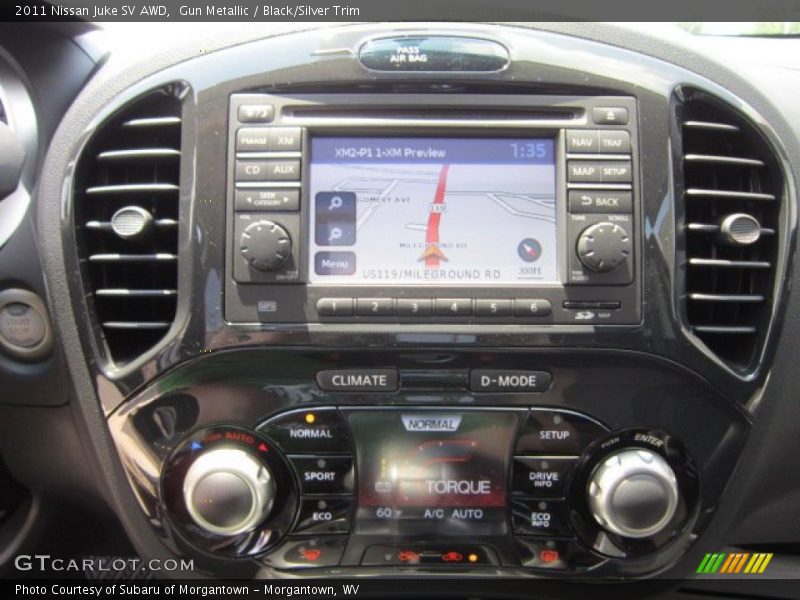 Gun Metallic / Black/Silver Trim 2011 Nissan Juke SV AWD