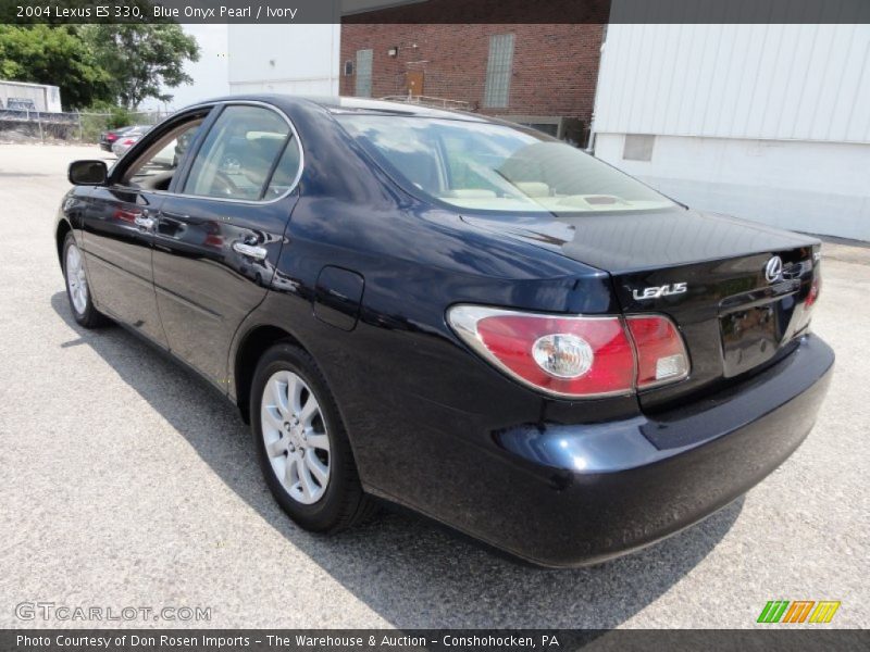 Blue Onyx Pearl / Ivory 2004 Lexus ES 330