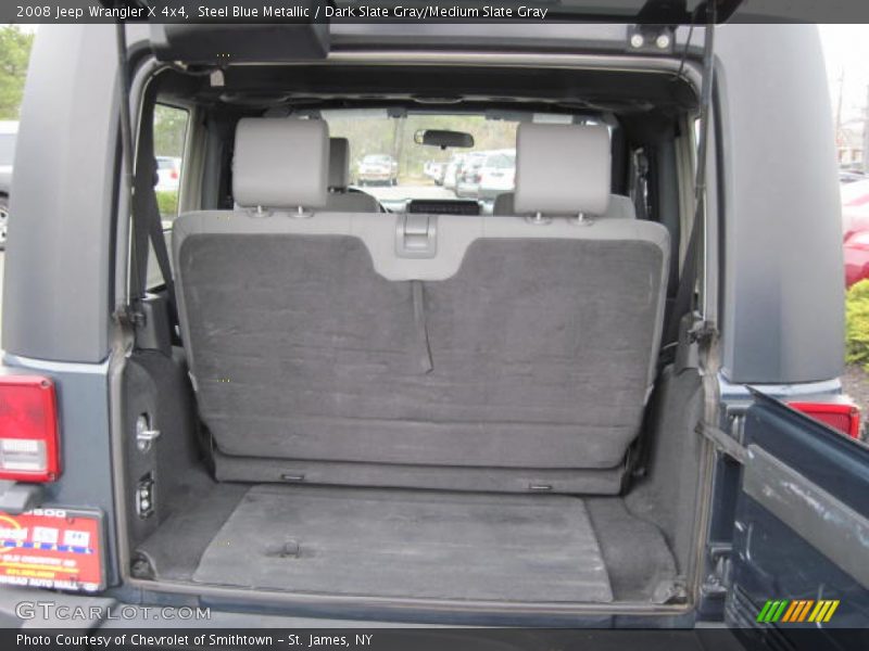 Steel Blue Metallic / Dark Slate Gray/Medium Slate Gray 2008 Jeep Wrangler X 4x4