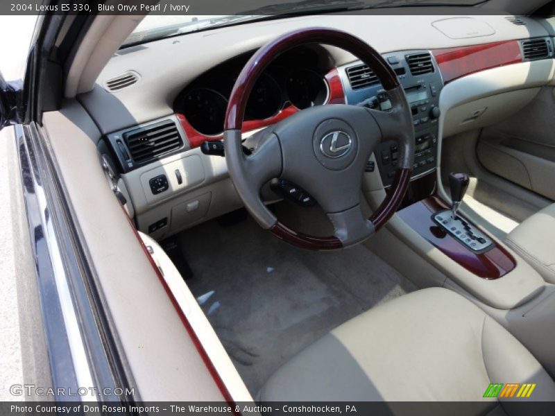 Blue Onyx Pearl / Ivory 2004 Lexus ES 330