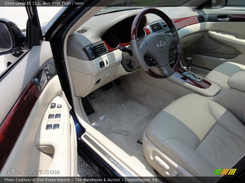 Blue Onyx Pearl / Ivory 2004 Lexus ES 330