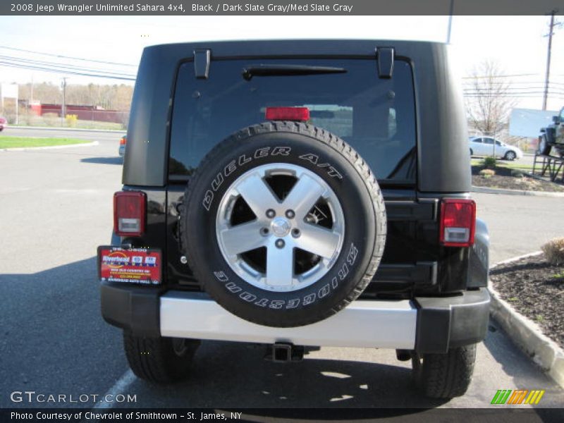 Black / Dark Slate Gray/Med Slate Gray 2008 Jeep Wrangler Unlimited Sahara 4x4