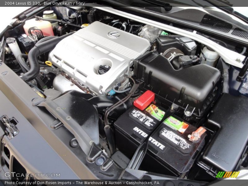 Blue Onyx Pearl / Ivory 2004 Lexus ES 330