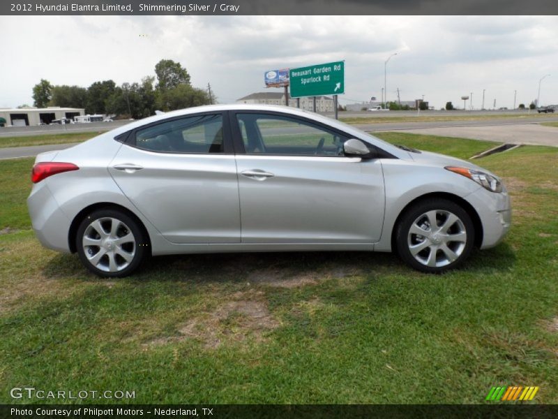 2012 Elantra Limited Shimmering Silver