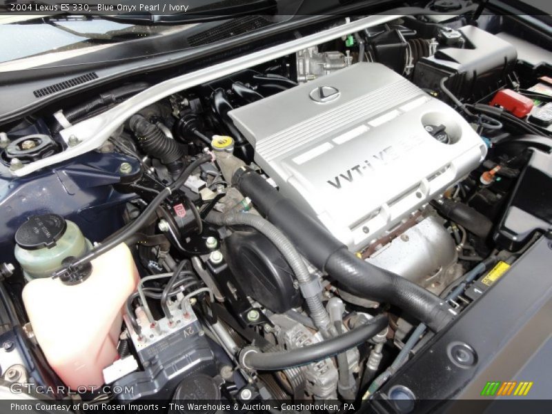 Blue Onyx Pearl / Ivory 2004 Lexus ES 330