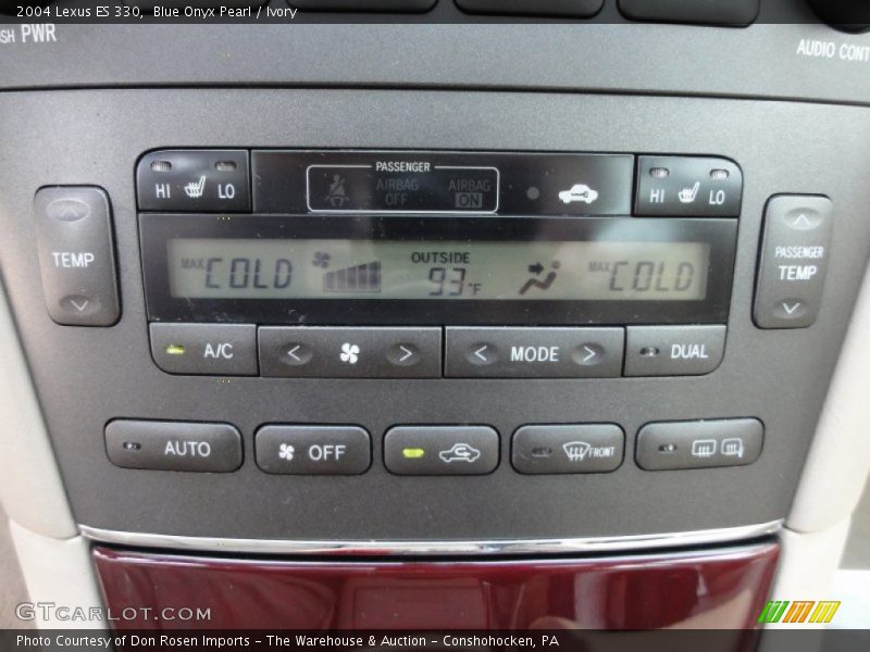 Blue Onyx Pearl / Ivory 2004 Lexus ES 330
