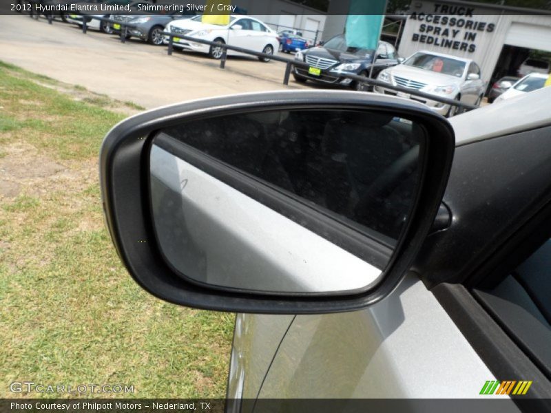 Shimmering Silver / Gray 2012 Hyundai Elantra Limited
