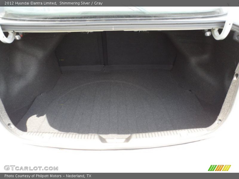 Shimmering Silver / Gray 2012 Hyundai Elantra Limited