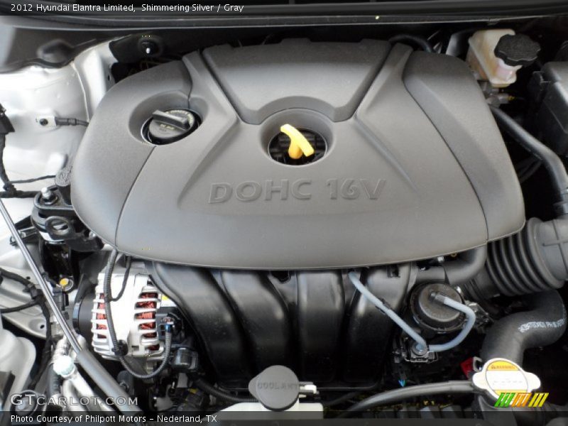  2012 Elantra Limited Engine - 1.8 Liter DOHC 16-Valve D-CVVT 4 Cylinder