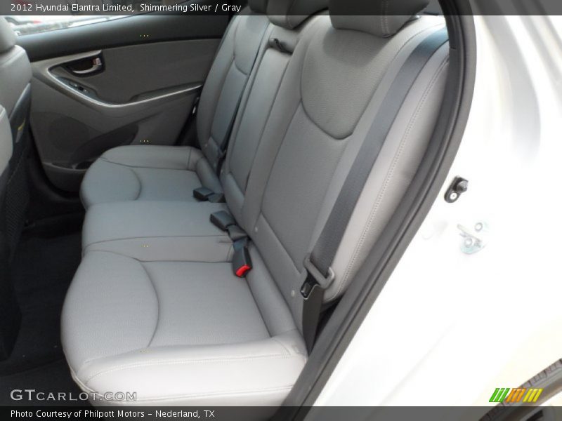  2012 Elantra Limited Gray Interior