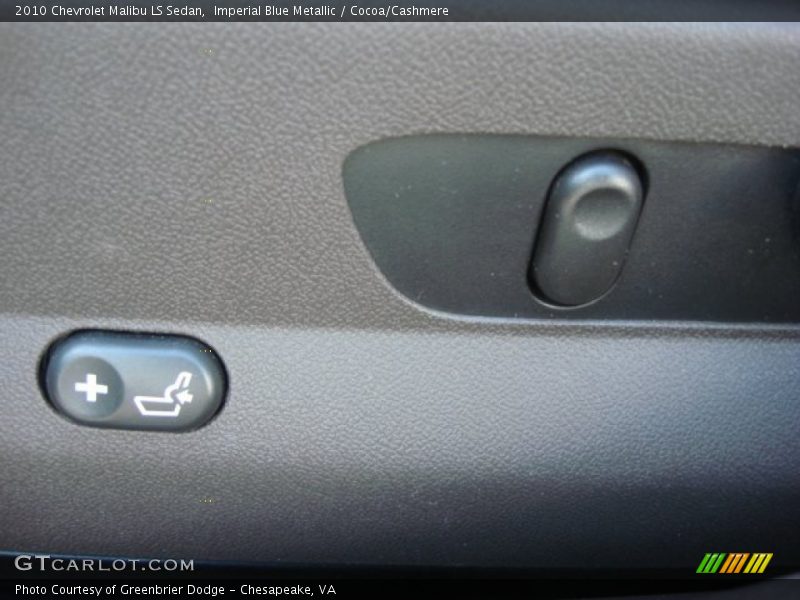 Imperial Blue Metallic / Cocoa/Cashmere 2010 Chevrolet Malibu LS Sedan