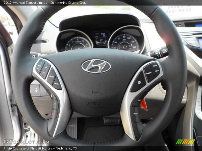  2012 Elantra Limited Steering Wheel