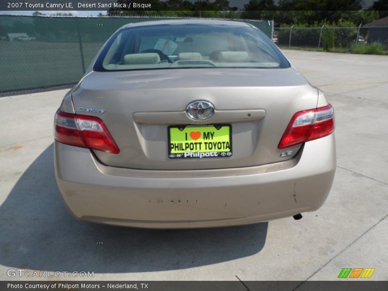 Desert Sand Mica / Bisque 2007 Toyota Camry LE