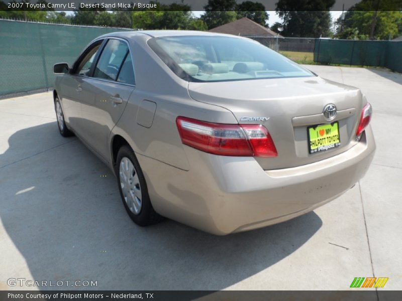 Desert Sand Mica / Bisque 2007 Toyota Camry LE
