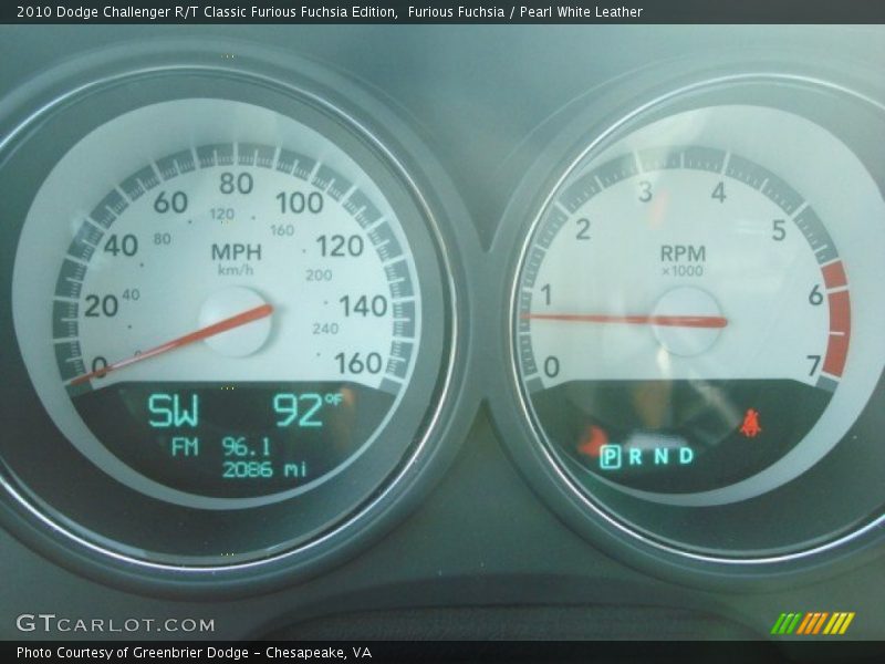 Furious Fuchsia / Pearl White Leather 2010 Dodge Challenger R/T Classic Furious Fuchsia Edition