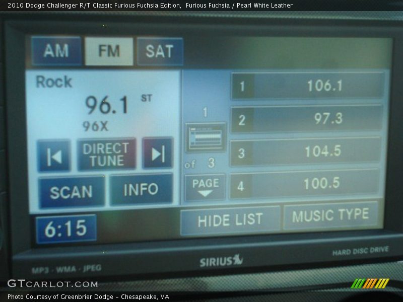 Furious Fuchsia / Pearl White Leather 2010 Dodge Challenger R/T Classic Furious Fuchsia Edition