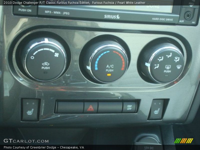 Furious Fuchsia / Pearl White Leather 2010 Dodge Challenger R/T Classic Furious Fuchsia Edition