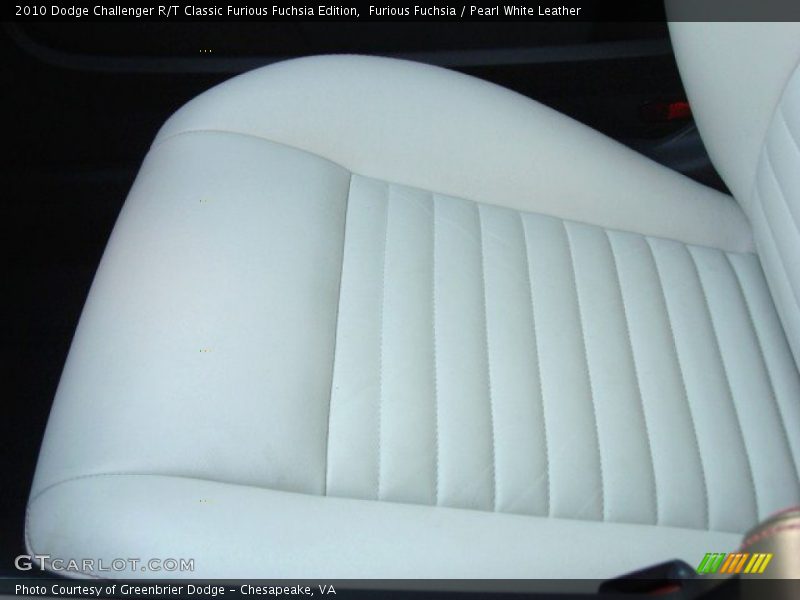 Furious Fuchsia / Pearl White Leather 2010 Dodge Challenger R/T Classic Furious Fuchsia Edition