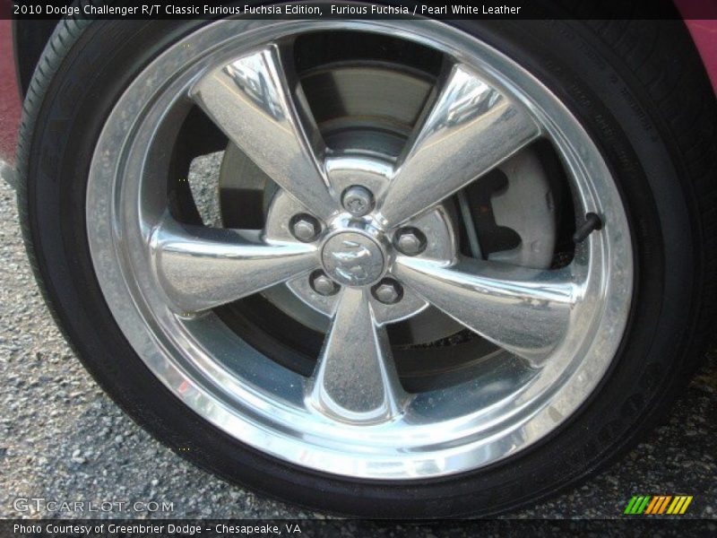 Furious Fuchsia / Pearl White Leather 2010 Dodge Challenger R/T Classic Furious Fuchsia Edition