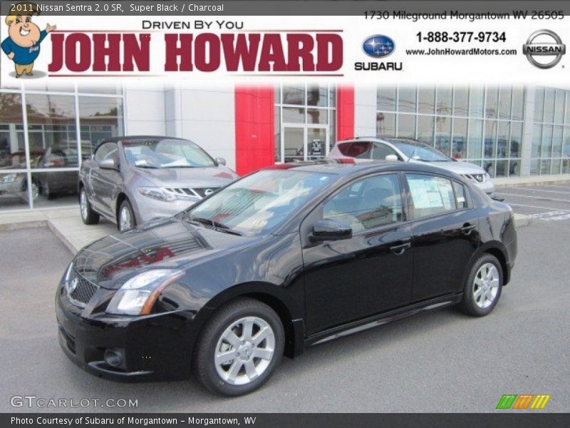 Super Black / Charcoal 2011 Nissan Sentra 2.0 SR
