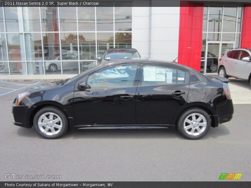 Super Black / Charcoal 2011 Nissan Sentra 2.0 SR