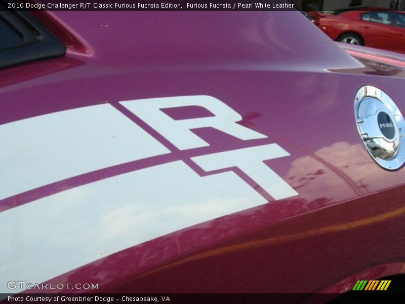 Furious Fuchsia / Pearl White Leather 2010 Dodge Challenger R/T Classic Furious Fuchsia Edition