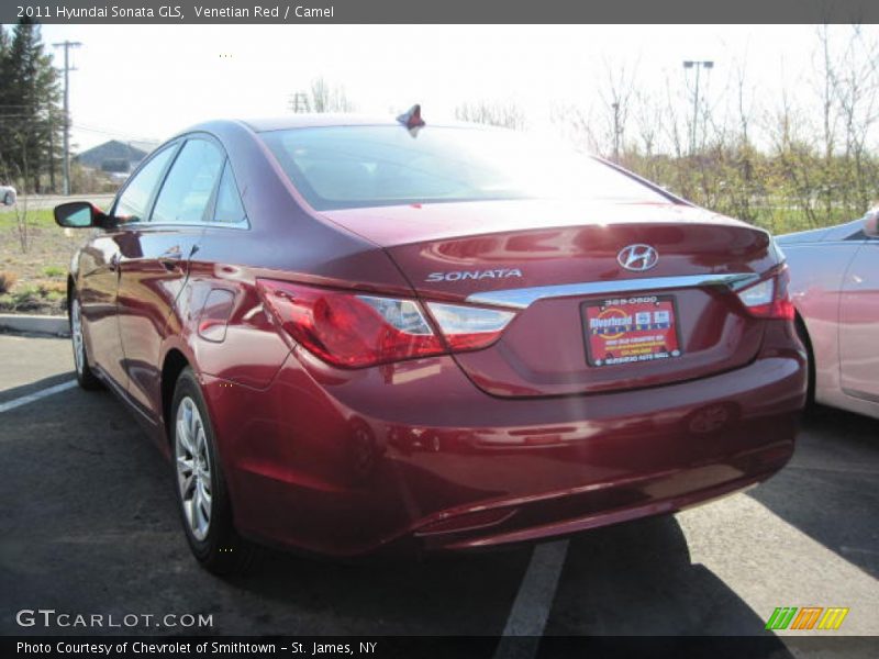 Venetian Red / Camel 2011 Hyundai Sonata GLS
