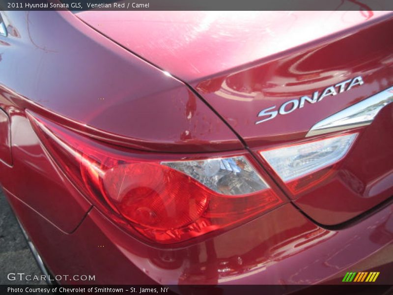 Venetian Red / Camel 2011 Hyundai Sonata GLS
