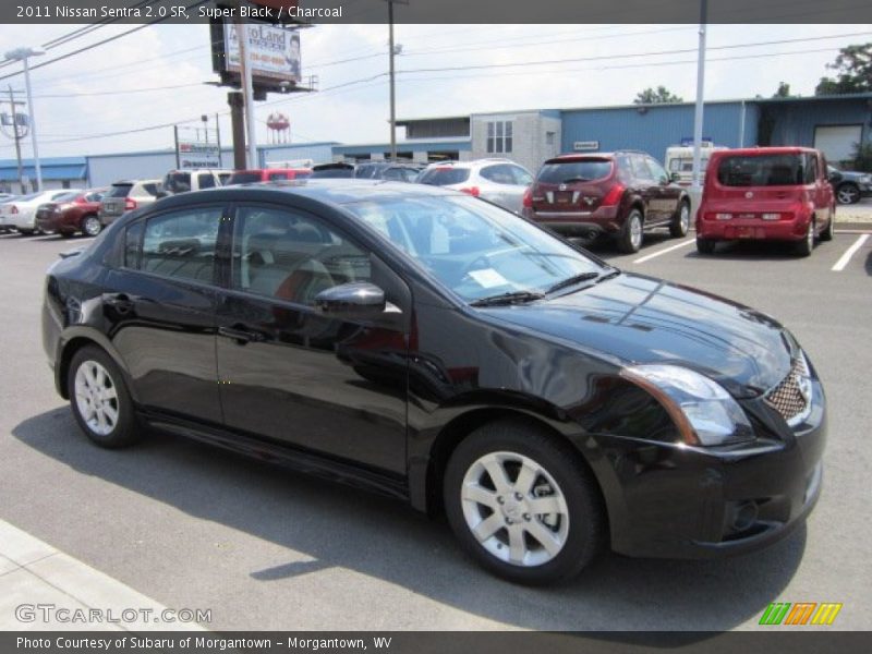 Super Black / Charcoal 2011 Nissan Sentra 2.0 SR