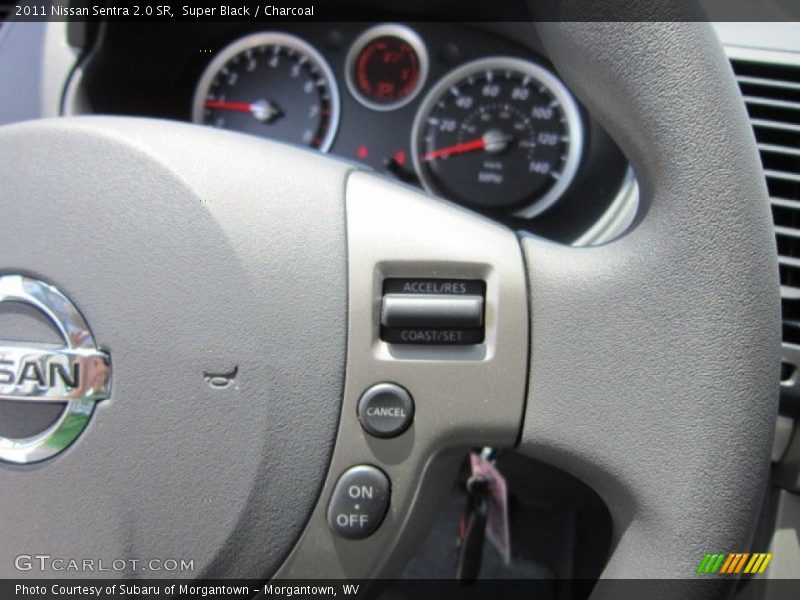 Super Black / Charcoal 2011 Nissan Sentra 2.0 SR