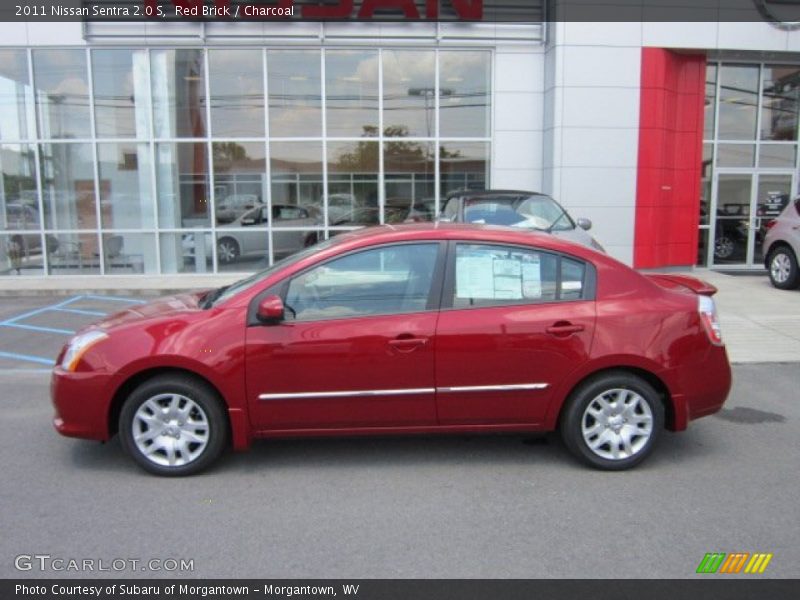 Red Brick / Charcoal 2011 Nissan Sentra 2.0 S